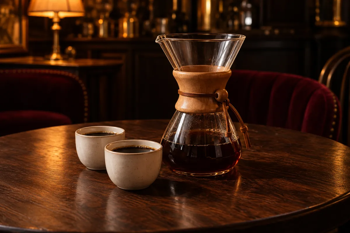 İki fincanla Chemex