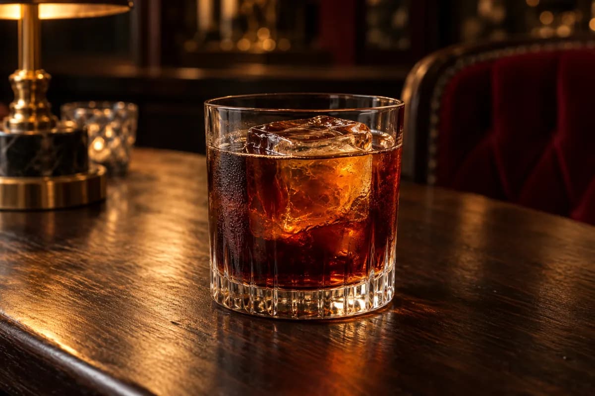 Tek büyük buzla cold brew